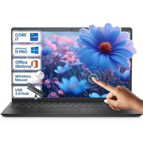 Dell Inspiron 15 Touchscreen Laptop – 15.6″ Anti Glare FHD Display – 13th Gen Intel Core i7-1355U – 32 GB RAM – 1 TB SSD – Windows 11 Pro – Office Pro Lifetime – w/Accessories