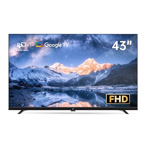 FPD Smart TV 43-inch Google TV, HDR 10, 2024 Model, Dolby Audio, Voice Remote