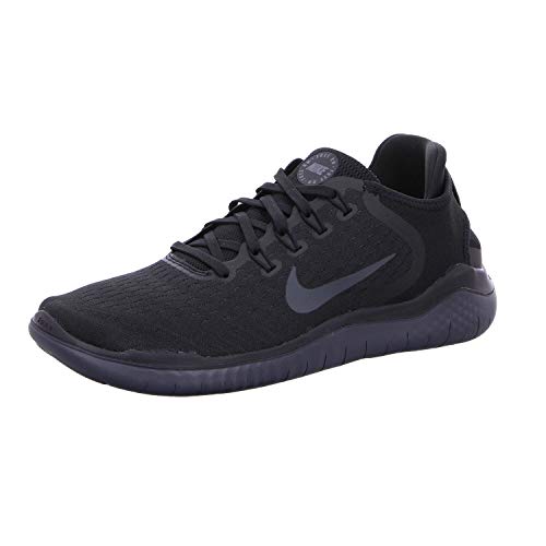 Nike Women’s Free RN 2018 Black/White Running Shoe 7 US