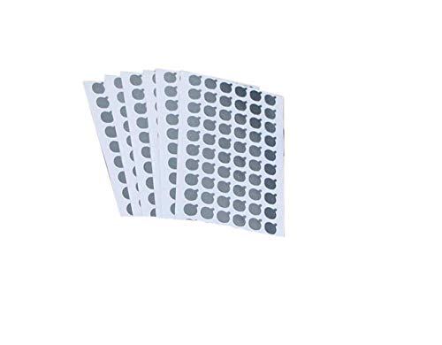 5 Sheets/300Pcs Aluminium Foil Film Sealing Sticker – Toothpaste Cosmetic Soft Tube Essential Oil Bottles Makeup Storage Containers Stopper(15mm)
