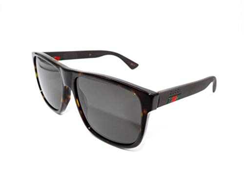 Gucci Polarized Grey Square Men’s Sunglasses GG0010S 003 58