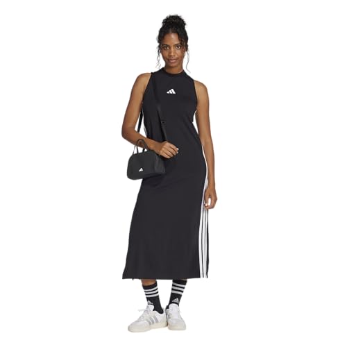 adidas Women’s Essentials 3-Stripes Long Racerback Dress