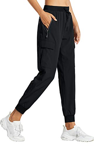 Libin Women’s Cargo Joggers Lightweight Quick Dry Hiking Pants Athletic Lounge Casual Travel Petite/Regular/Tall