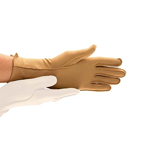 isotoner Women & Men Arthritis Compression Rheumatoid Pain Relief Gloves for joint support with Open/Full finger design