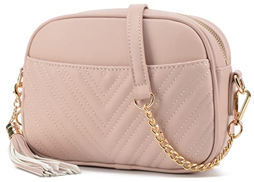 lola mae Quilted Crossbody Bag, Trendy Design Shoulder Purse