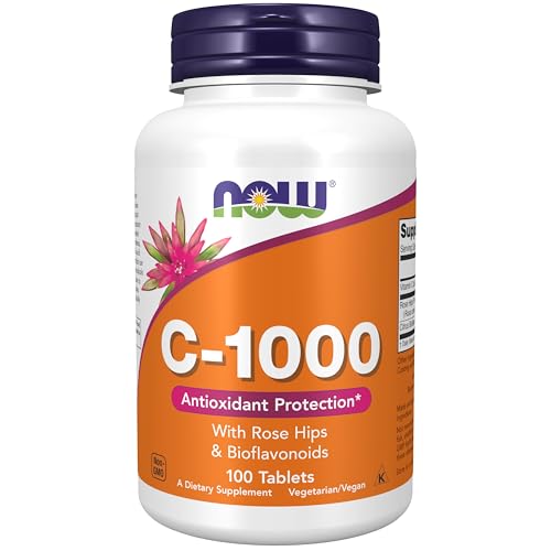 NOW Supplements, Vitamin C-1,000 with Rose HIPS & Bioflavonoids, Antioxidant Protection*