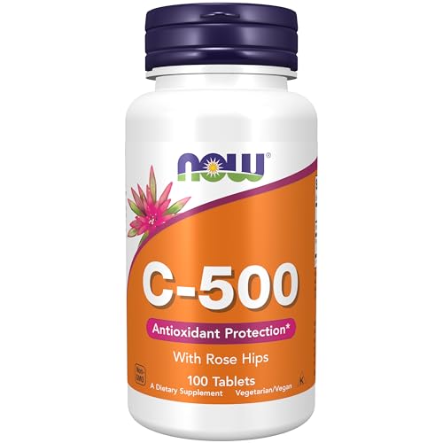 Now Supplements, Vitamin C-500 with Rose HIPS, Antioxidant Protection*
