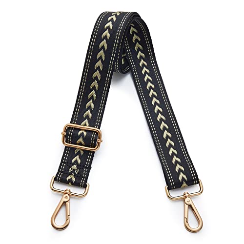 Kolti Purse Strap Replacement Crossbody Handbag Stripe Wide Adjustable