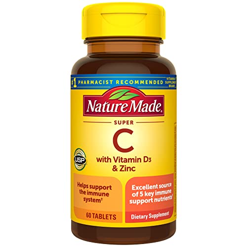 Super C Unflavored Tablet Adultunisex Omega-3Healthy Immune SystemNogluten_free