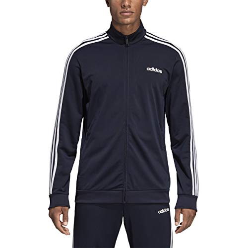 adidas Men’s Essentials 3-Stripes Tricot Track Jacket