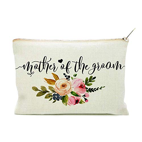 Mother of the Groom Cosmetic Bag, Mother of the Groom, Wedding Party Gift, Bridal Gift, Mother Gift, Groom’s Mother, Makeup Bag, Wedding Makeup Bag, Bag