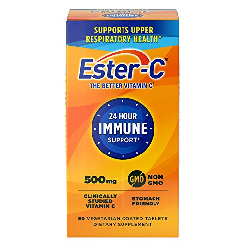 Ester-C 500 mg 24 Hour Vitamin C Tablets for Immune Support, Vitamin C Supplement