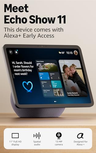 Amazon Echo Show 11 (Newest Model), Vibrant Full