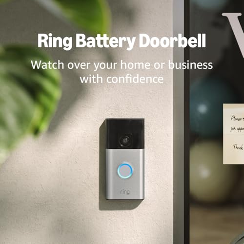 Ring Battery Doorbell (Newest Model), Home